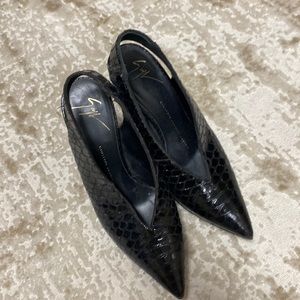 Giuseppe zanotti open back pumps size 37